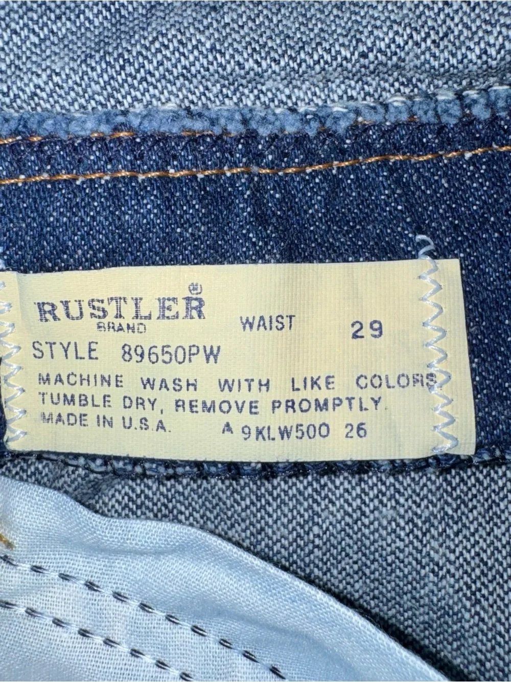 Rustler Indigo Denim Cutoff Shorts
